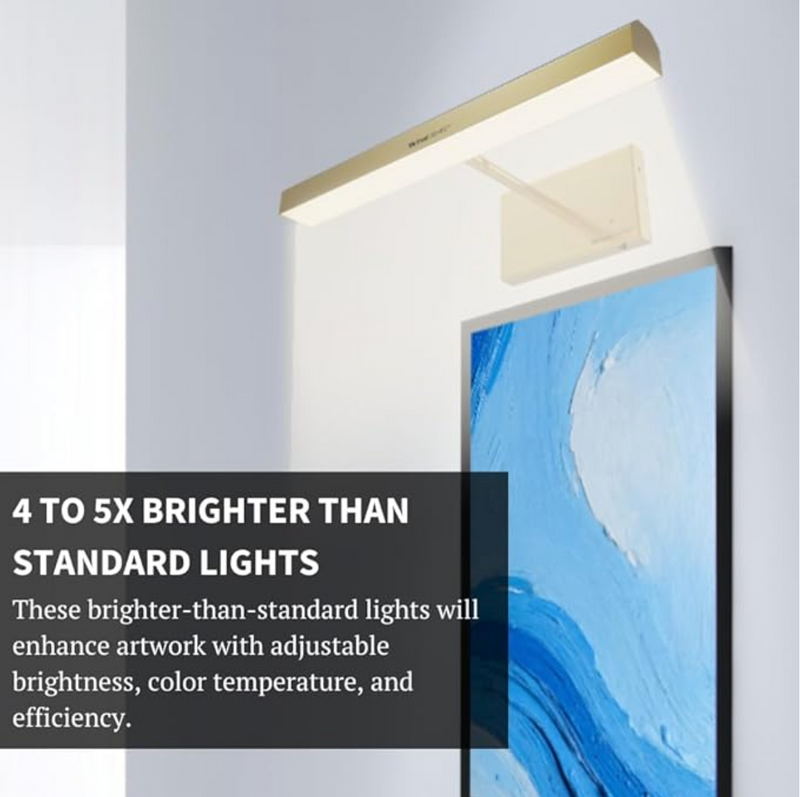 Method Lights Classic 12" - Battery Operated Smart LED Traditional Picture Light